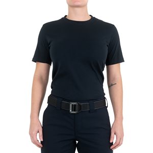 Women's Short Sleeve Tactix Navy Cotton Tee