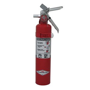 Amerex B410T, 2.5lb BC Purple K Dry Chemical Fire Extinguisher