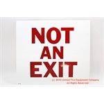 Sign,Vinyl,Not an Exit,10x9