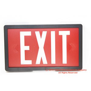 Sign, Exit, Tritium gas