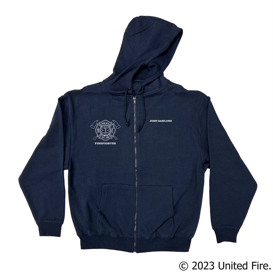 Bayside Full Zip Hooded Sweatshirt