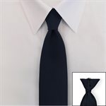 Necktie With Buttonholes, Dark Nv